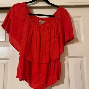 Anthropologie Holding Horses Off The Shoulder Blouse